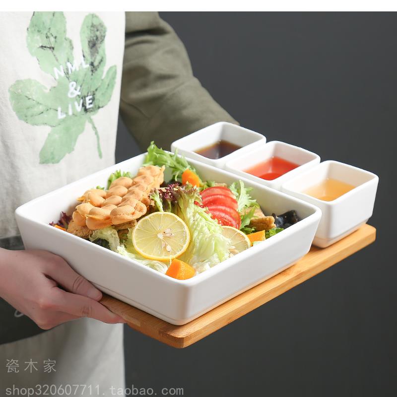 Japanese Snacks - Vajilla japonesa, plato de cerámica, bandeja