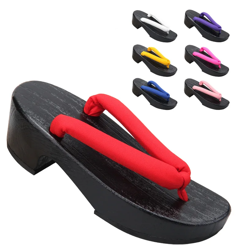 Geta Wooden Sandal - Sandalias de madera con forma de