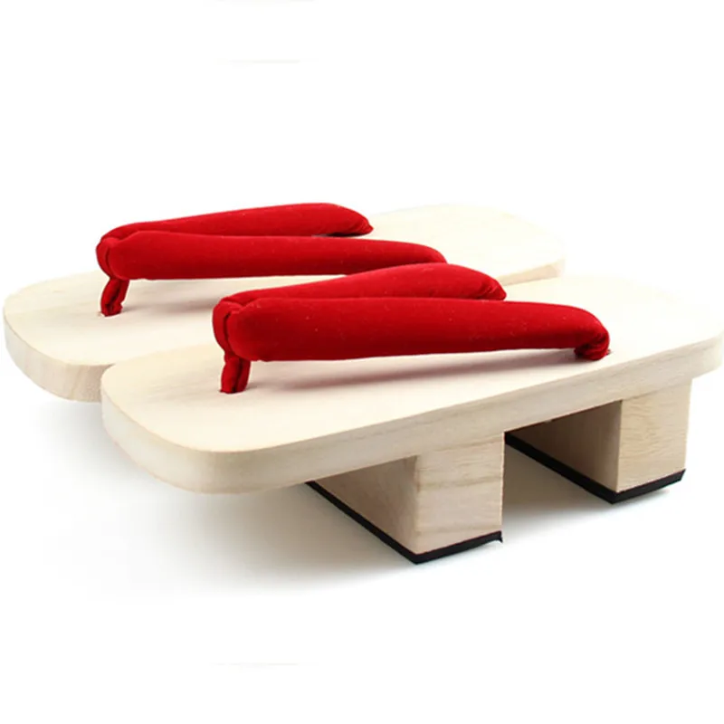Geta Wooden Sandal - Zapatos de Cosplay para mujer, sandalias
